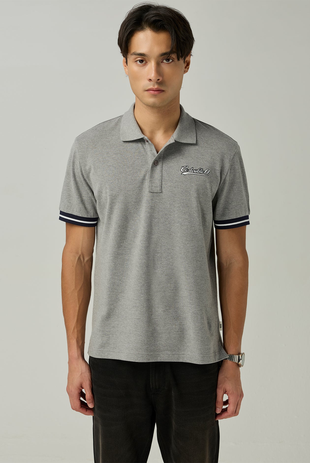 CC DOUBLE O CHEST LOGO POLO SHIRT