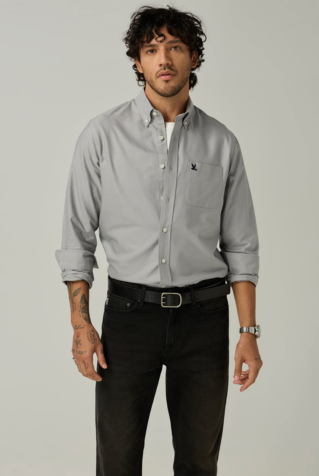CC DOUBLE O BIRD LOGO OXFORD SHIRT