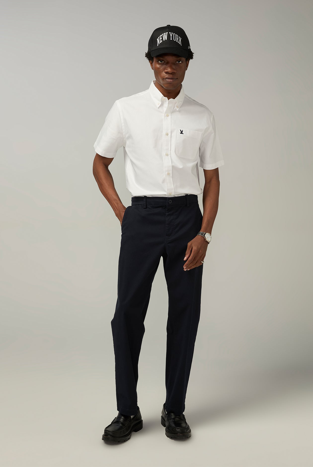 STRAIGHT CHINO PANTS