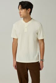 HENLEY NECK TEE