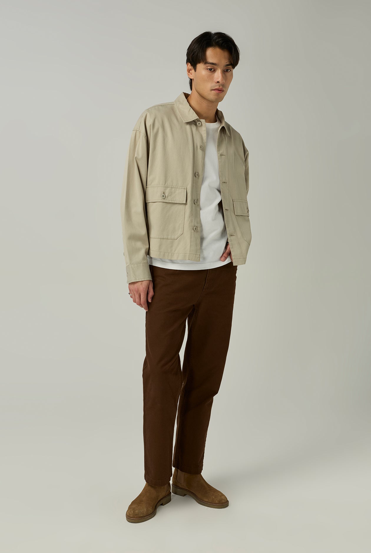 STRAIGHT FIT WORK PANTS