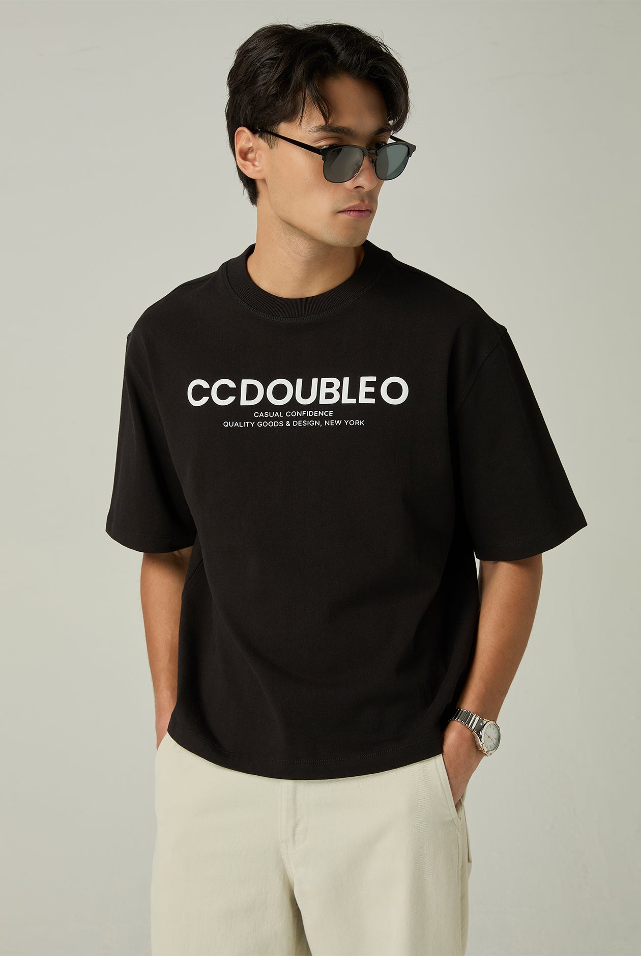 CC DOUBLE O CENTER LOGO TEE - CC Double O Official Store