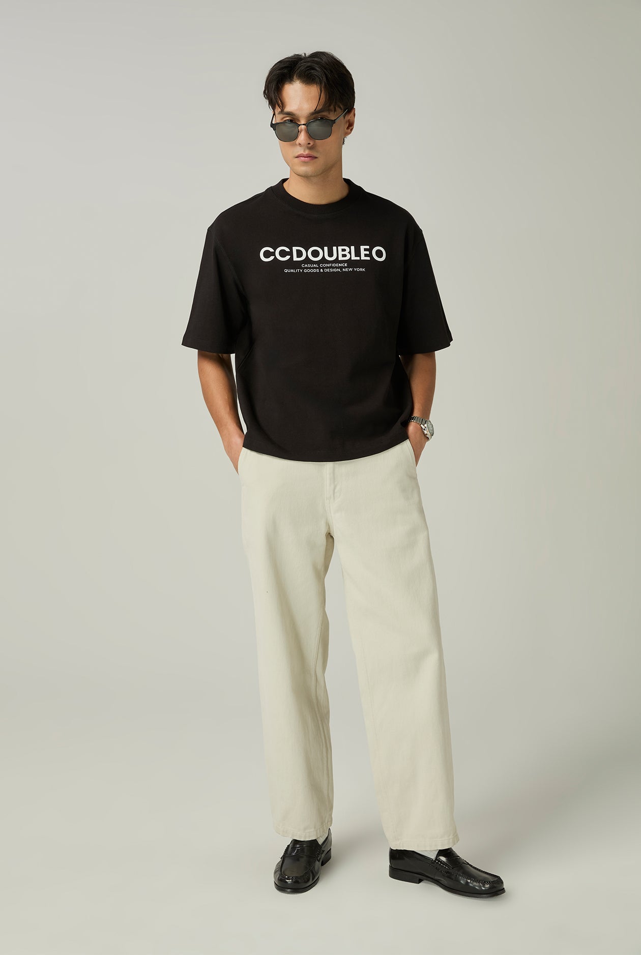 CC DOUBLE O CENTER LOGO TEE - CC Double O Official Store