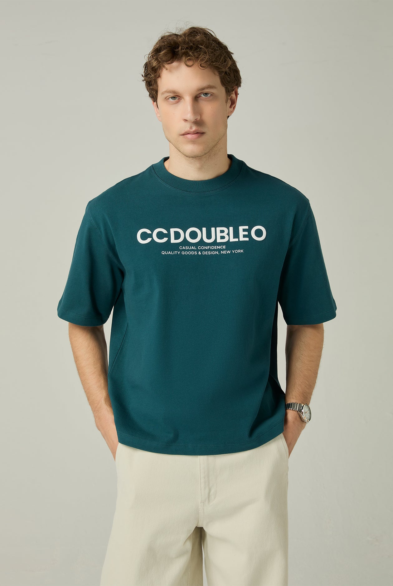CC DOUBLE O CENTER LOGO TEE - CC Double O Official Store