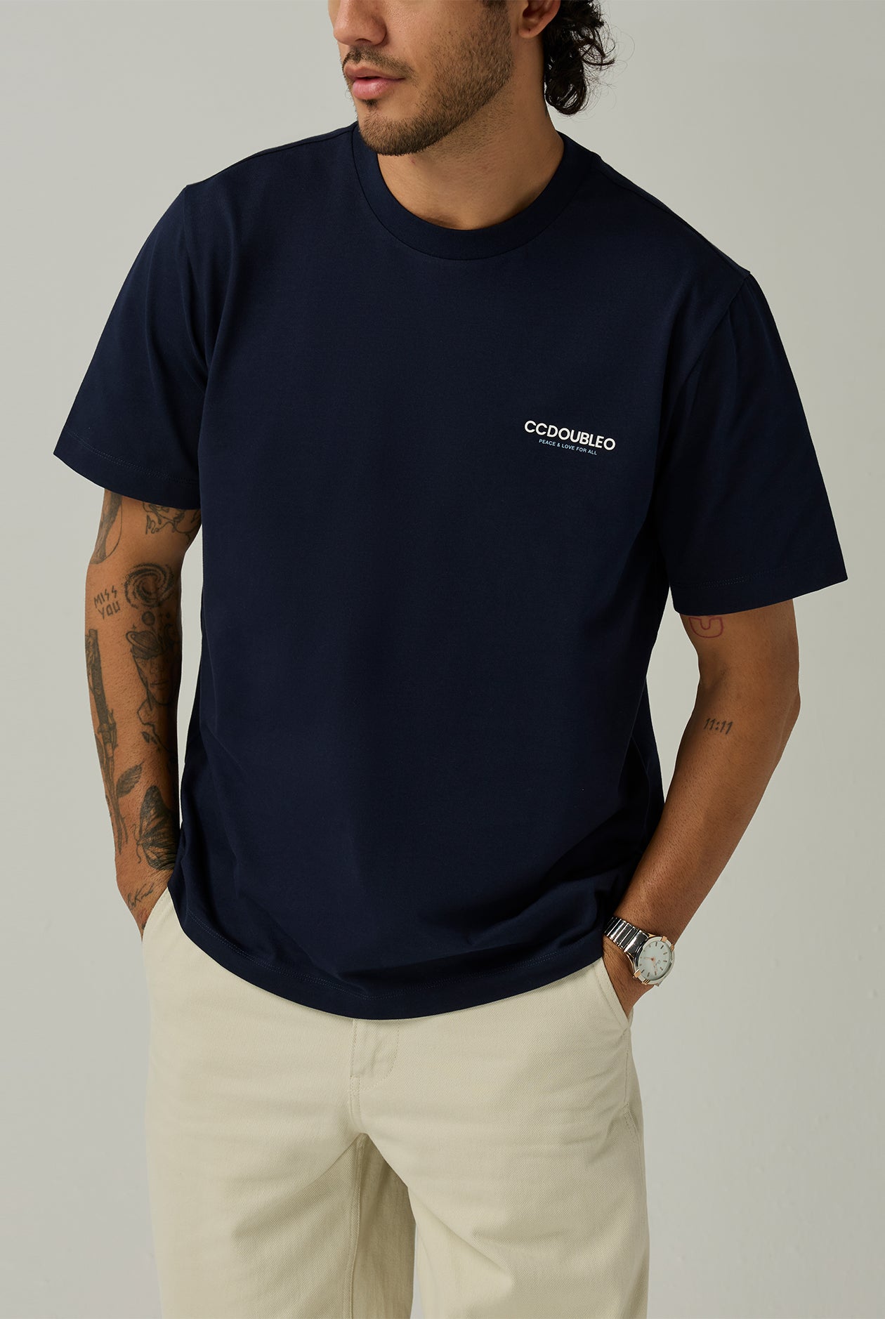 PEACE & LOVE FOR ALL BOXY TEE