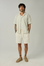 JACQUARD STRIPE SHORT SLEEVE SHIRT