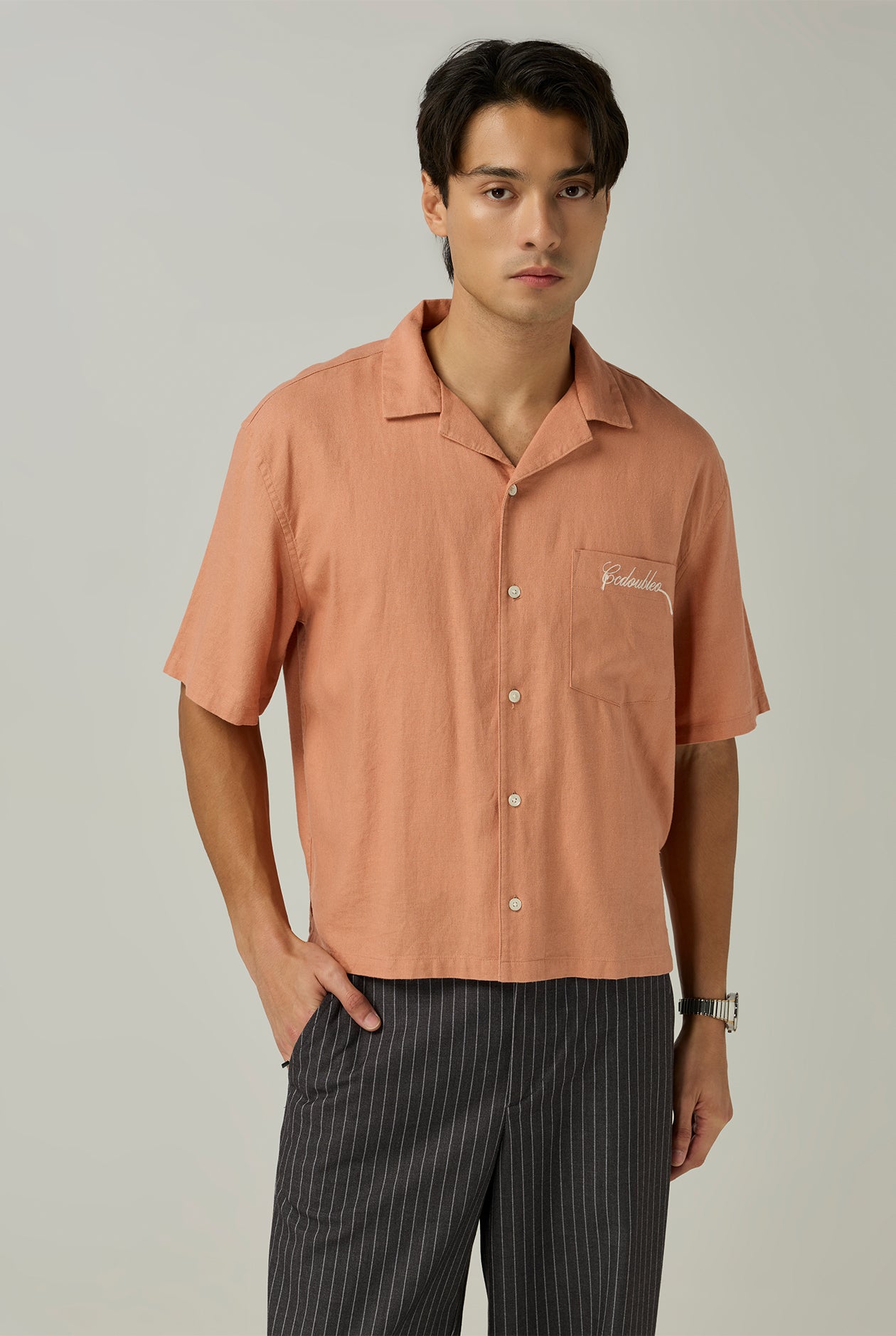 CROPPED RESORT SHIRT
