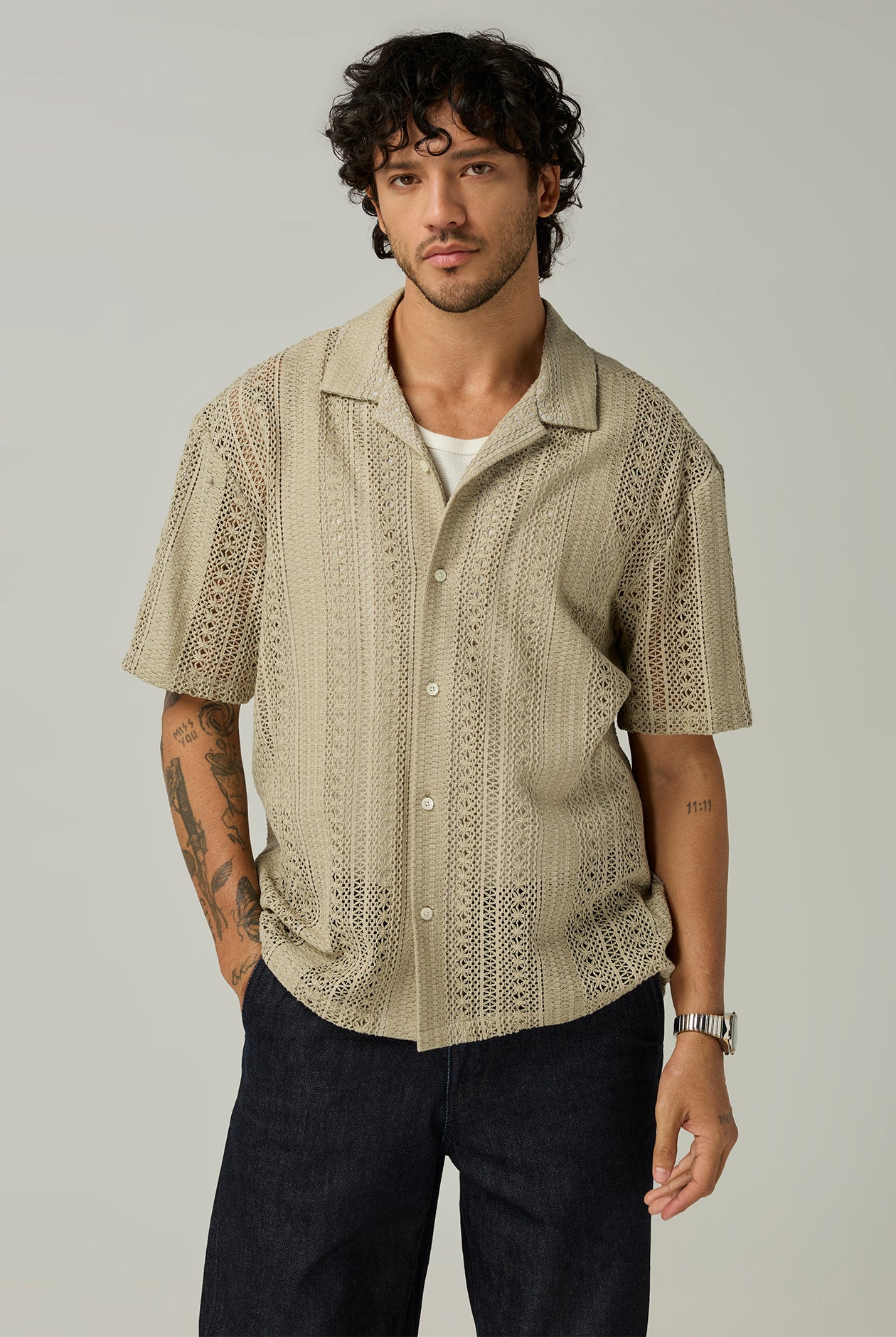 LACE RESORT SHIRT