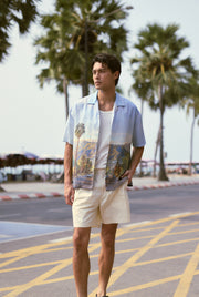 LANDSCAPE PRINTED  HAWAII SHIRT