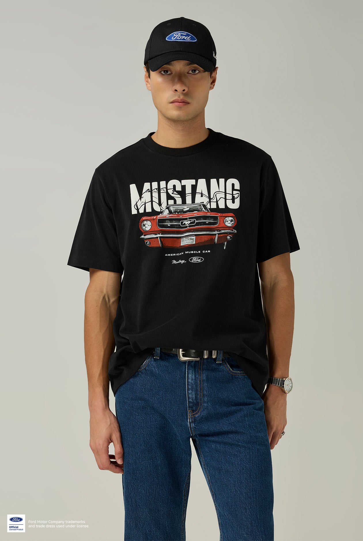 CLASSIC MUSTANG POSTER GRAPHIC TEE