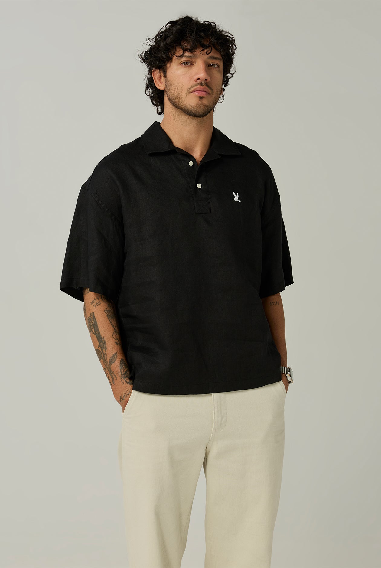 CC DOUBLE O BIRD LOGO SHORT SLEEVE SHIRT