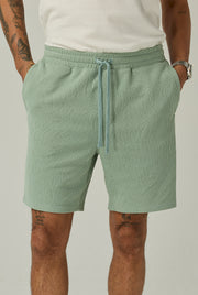 JACQUARD DRAWSTRING SHORTS