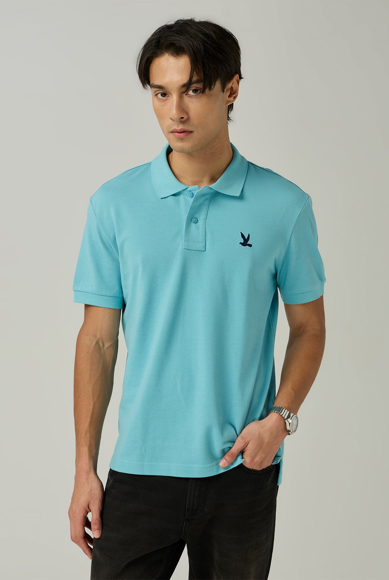 CC DOUBLE O CLASSIC BIRD LOGO POLO SHIRT