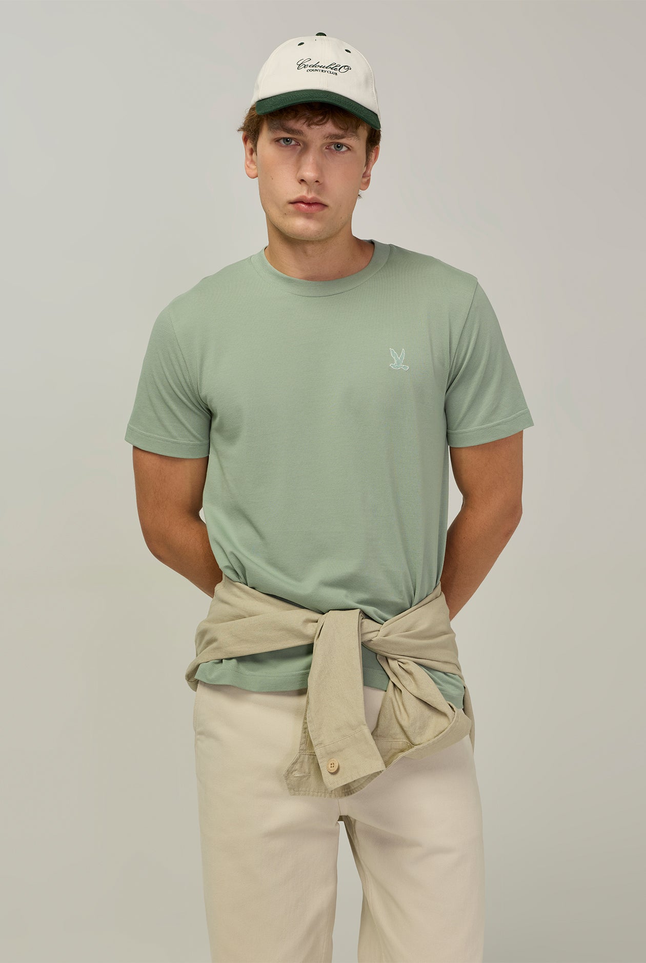 SIGNATURE BIRD LOGO PIQUE TEE