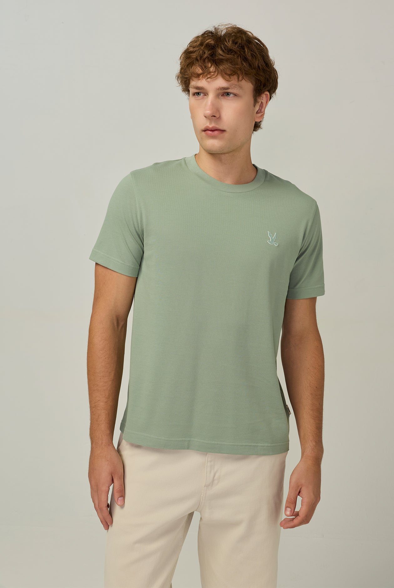 SIGNATURE BIRD LOGO PIQUE TEE