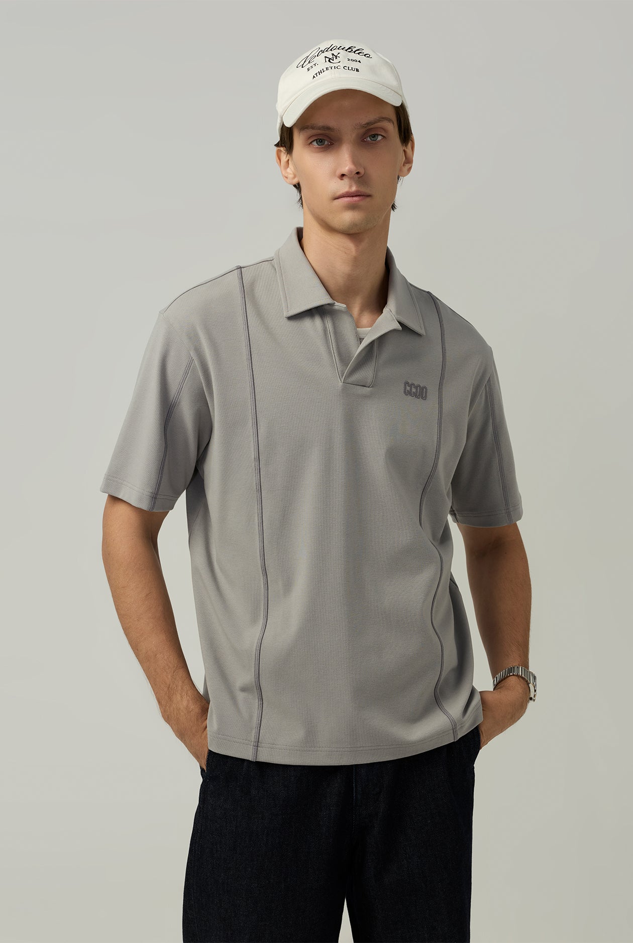 RELAXED FIT JERSEY POLO SHIRT
