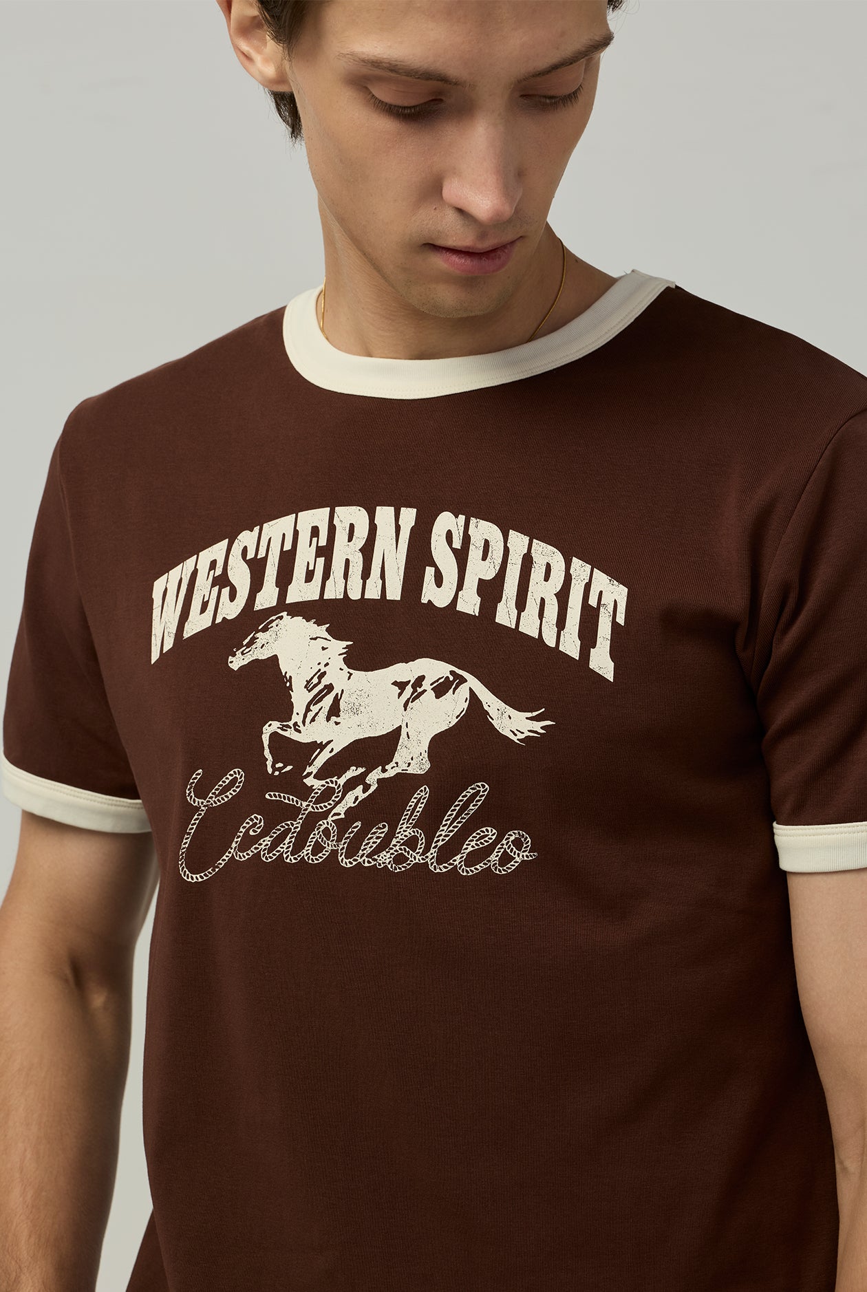 WESTERN SPIRIT GRAPHIC RINGER TEE