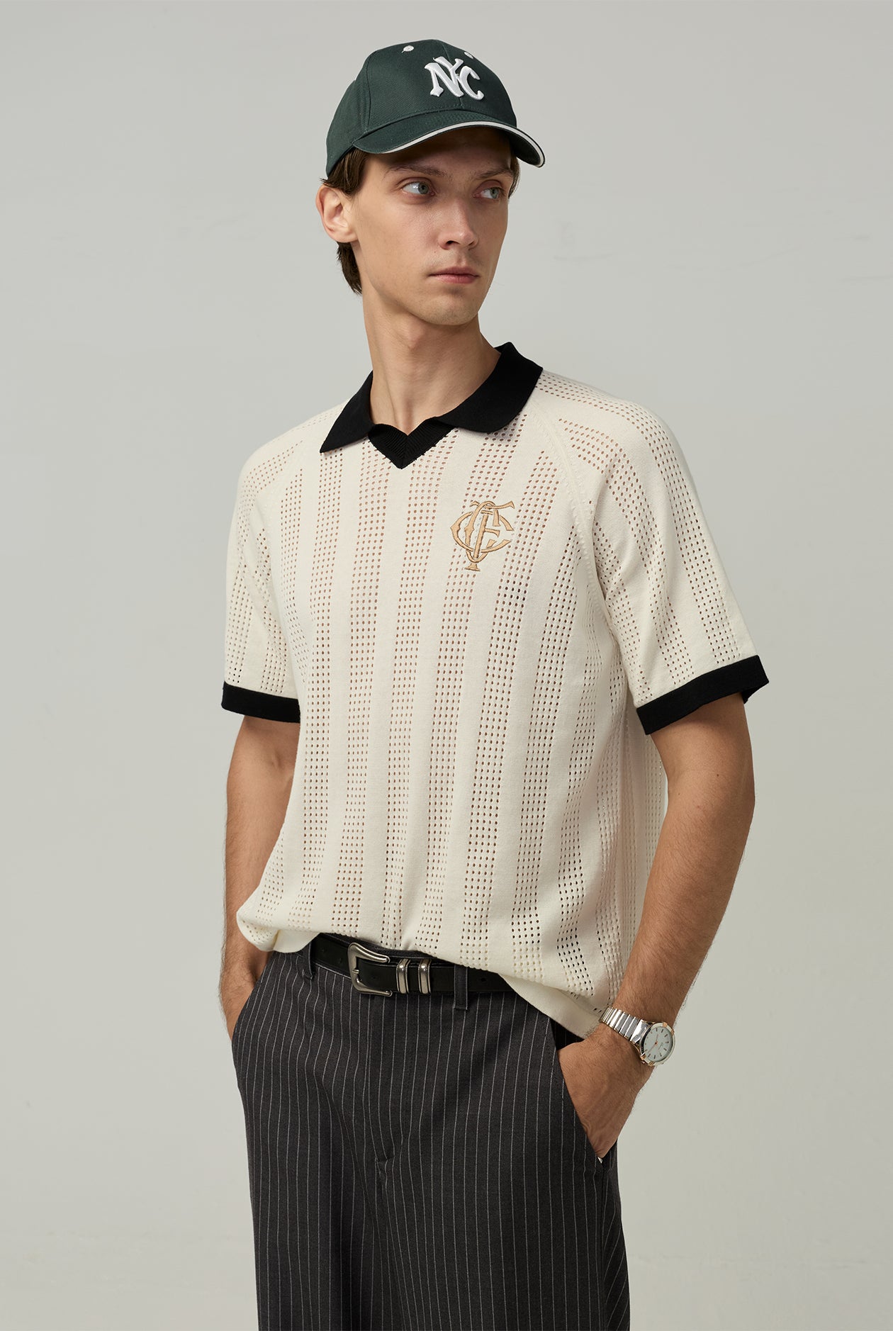 KNITTED POLO SHIRT