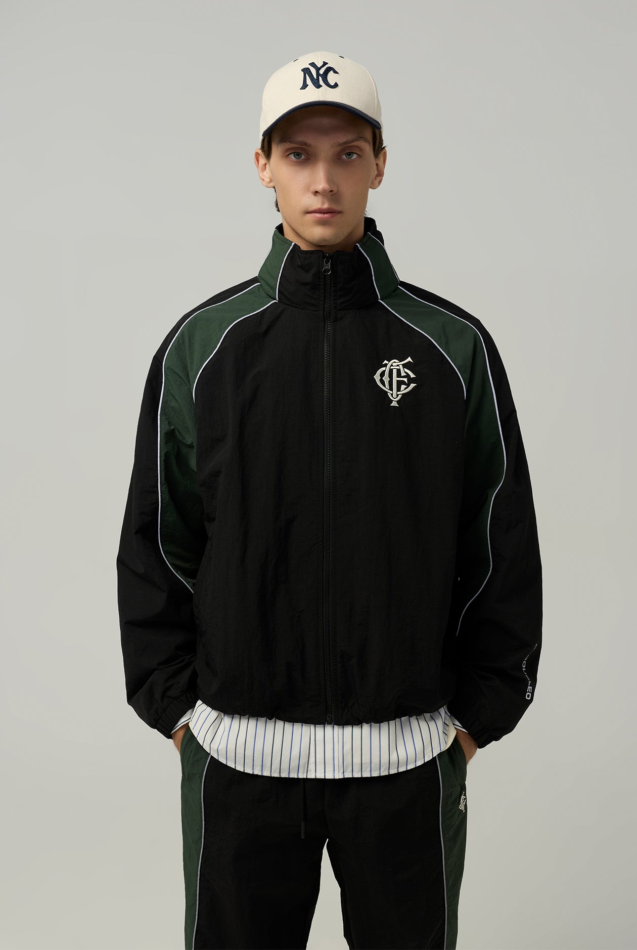 NYLON TRACK JACKET