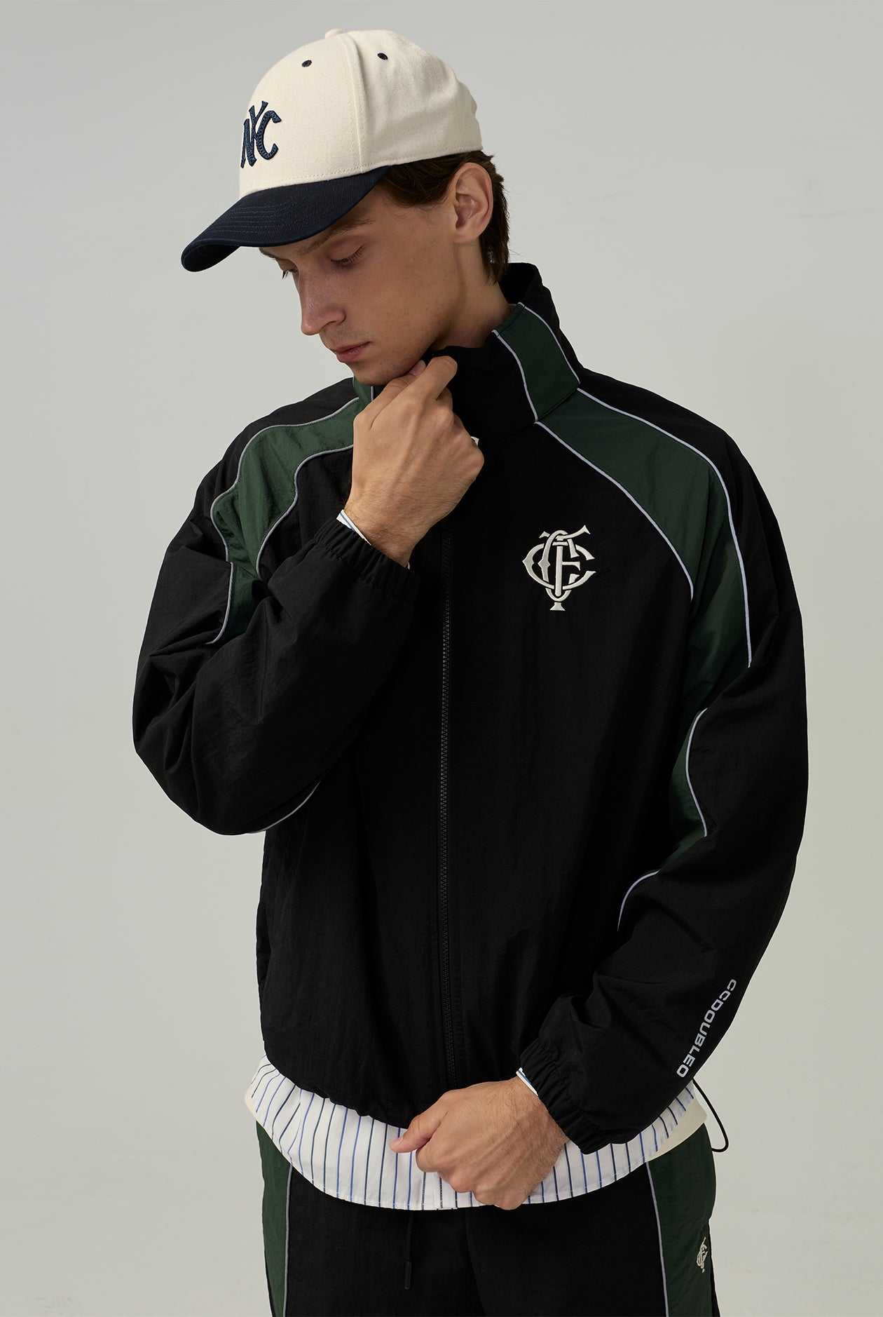 NYLON TRACK JACKET