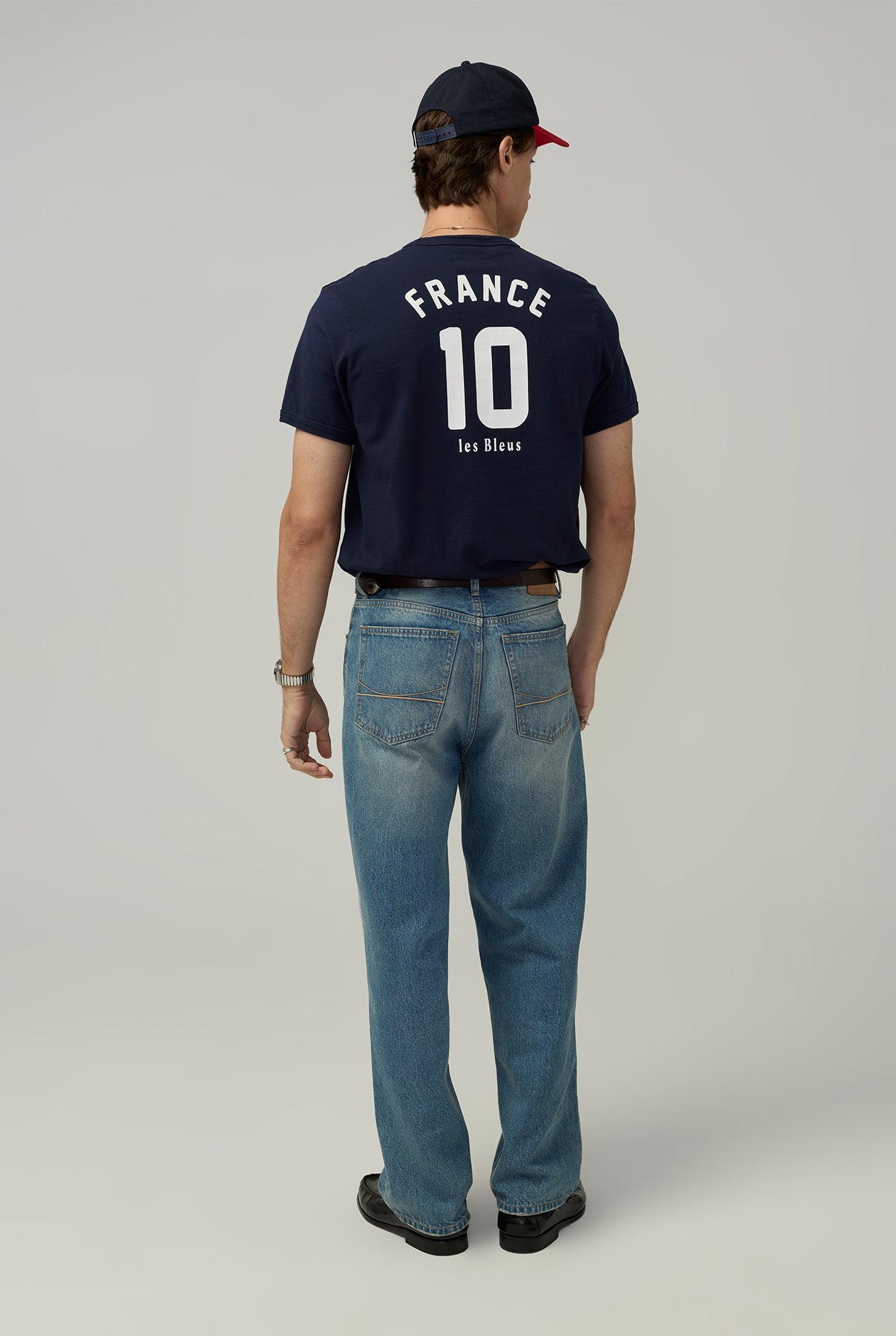 FRANCE RETRO RINGER TEE