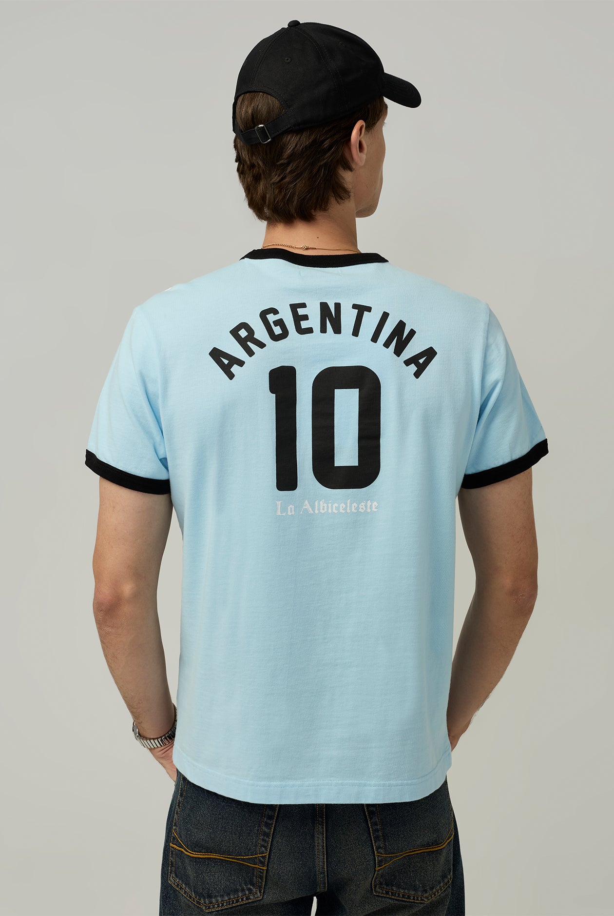ARGENTINA RETRO RINGER TEE