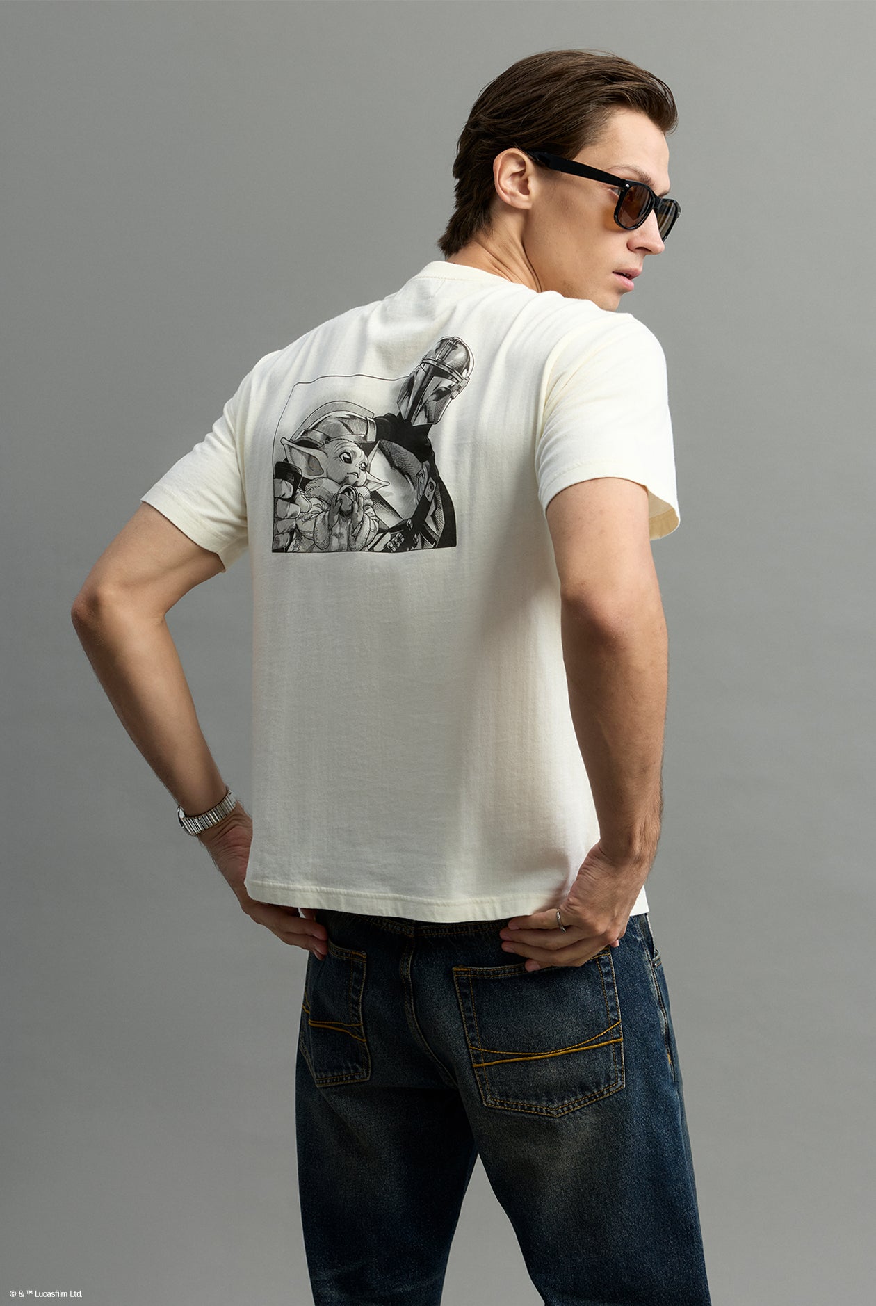 MANDALORIAN MINIMAL CODE TEE