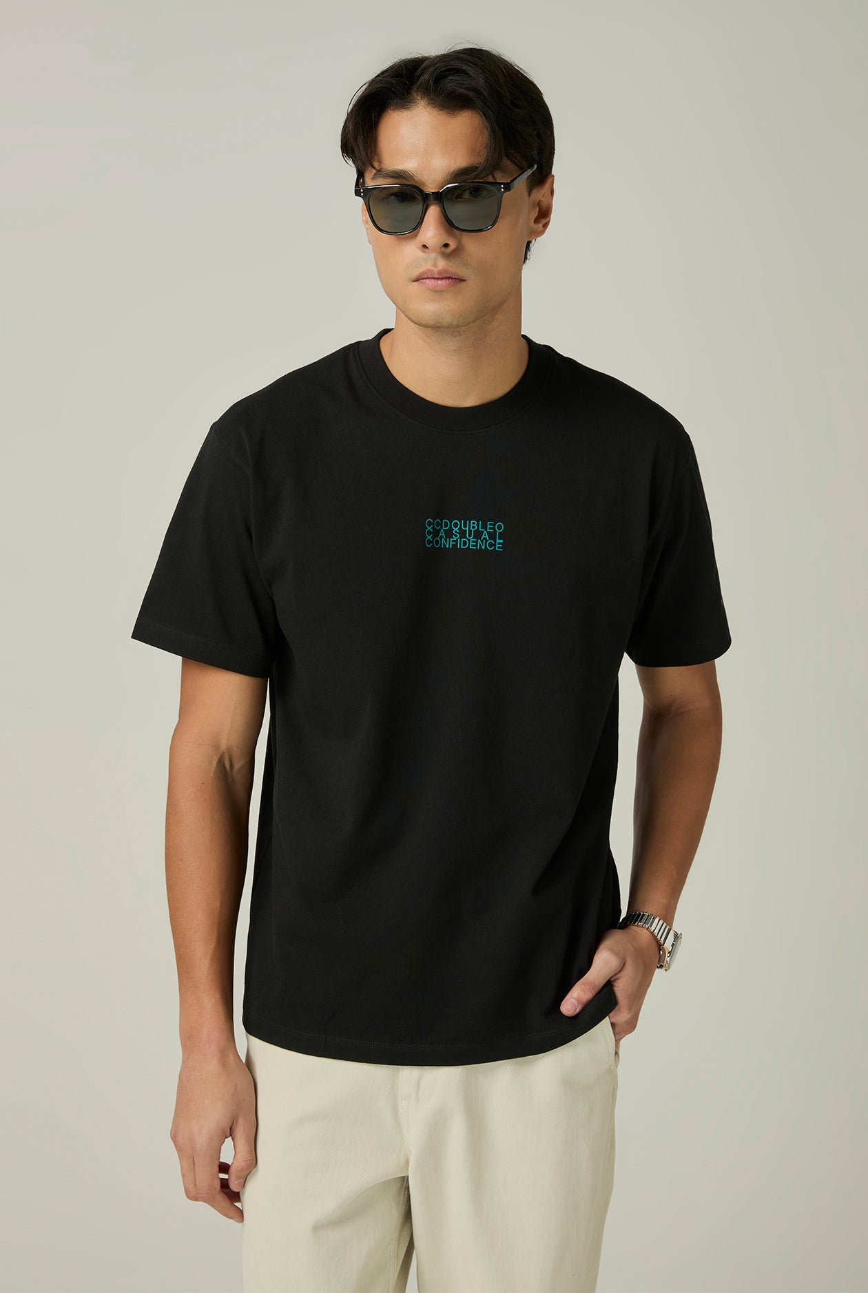 CASUAL CONFIDENCE LOGO TEE - CC Double O Official Store