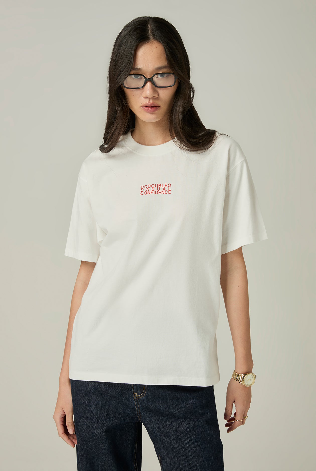 CASUAL CONFIDENCE LOGO TEE - CC Double O Official Store