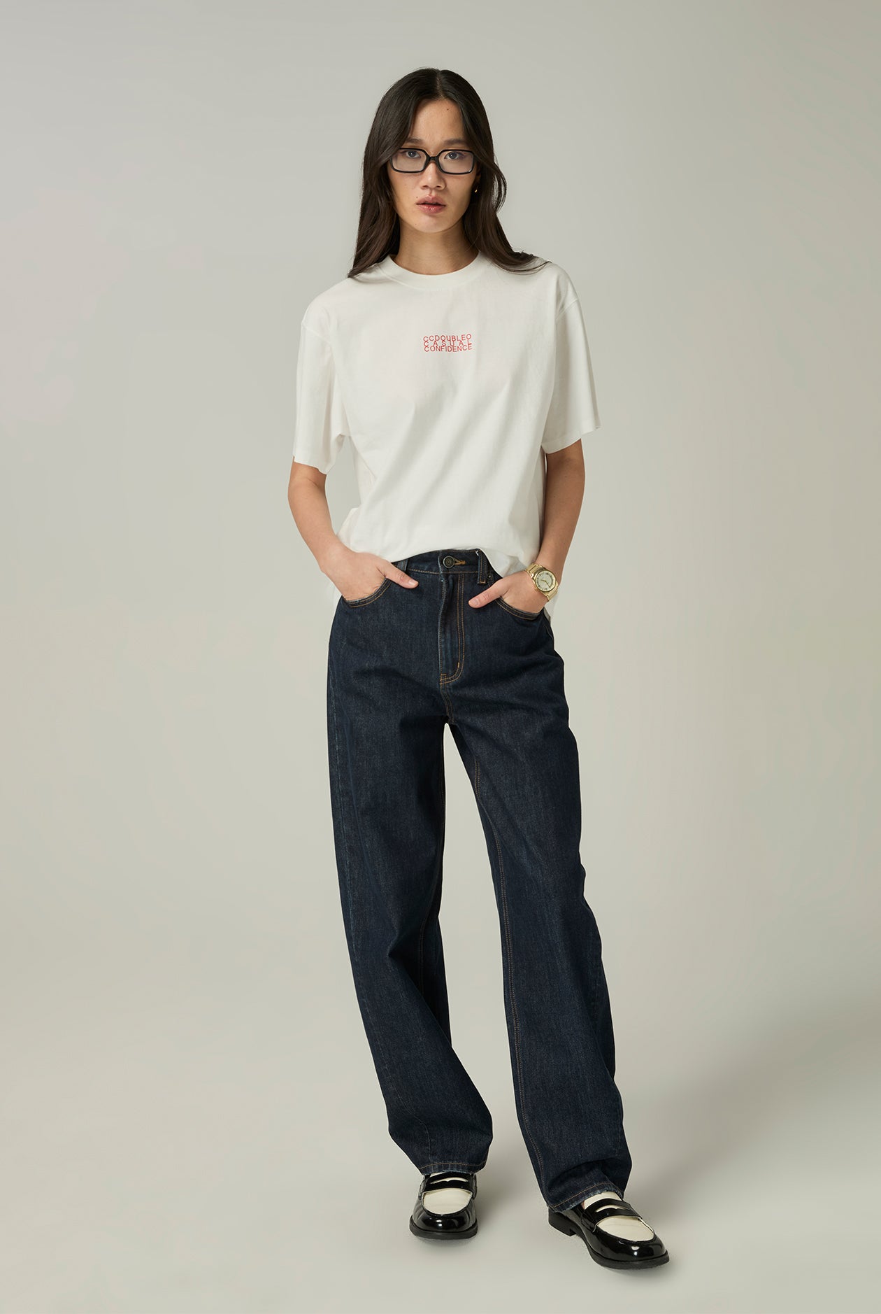 CASUAL CONFIDENCE LOGO TEE - CC Double O Official Store