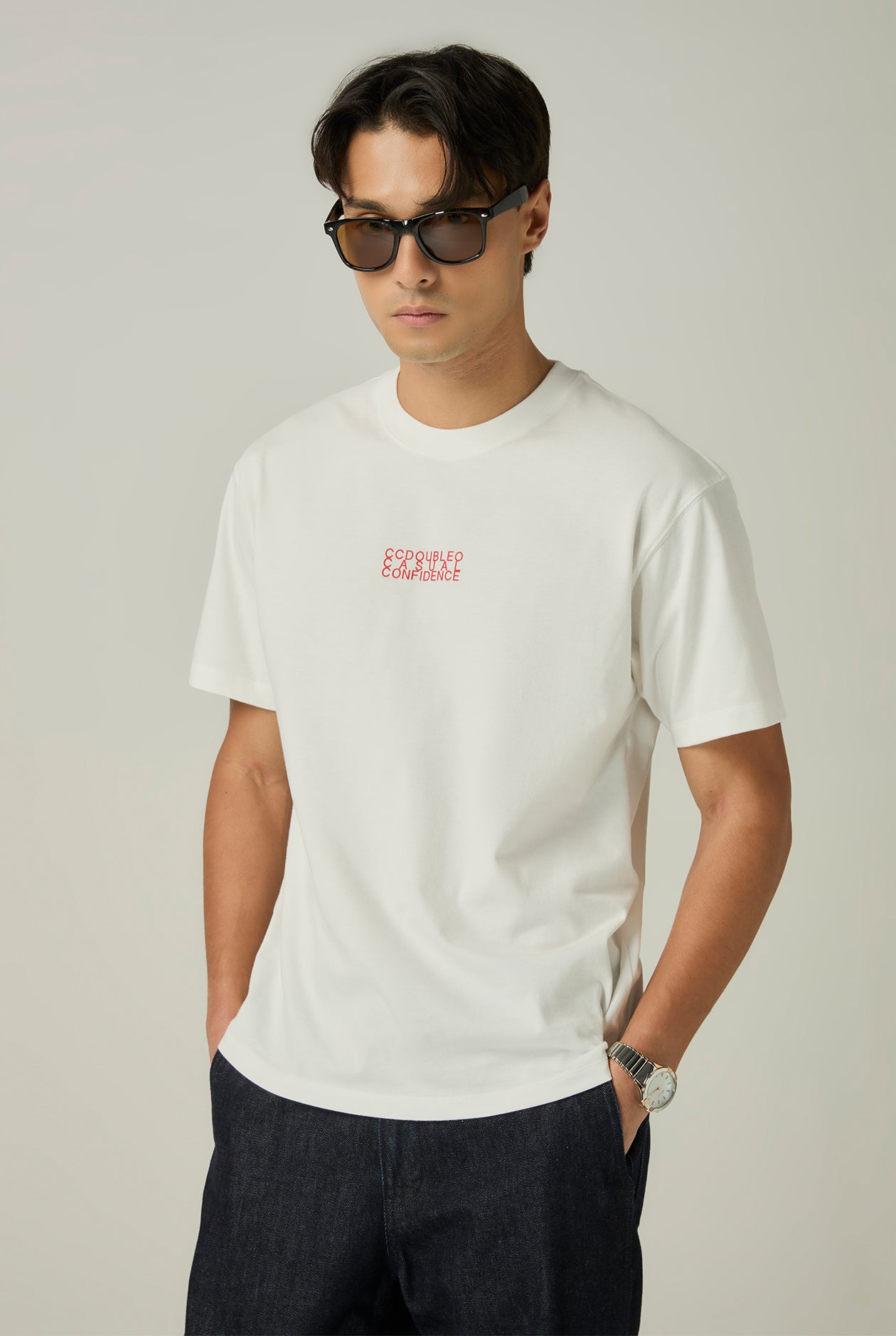 CASUAL CONFIDENCE LOGO TEE - CC Double O Official Store