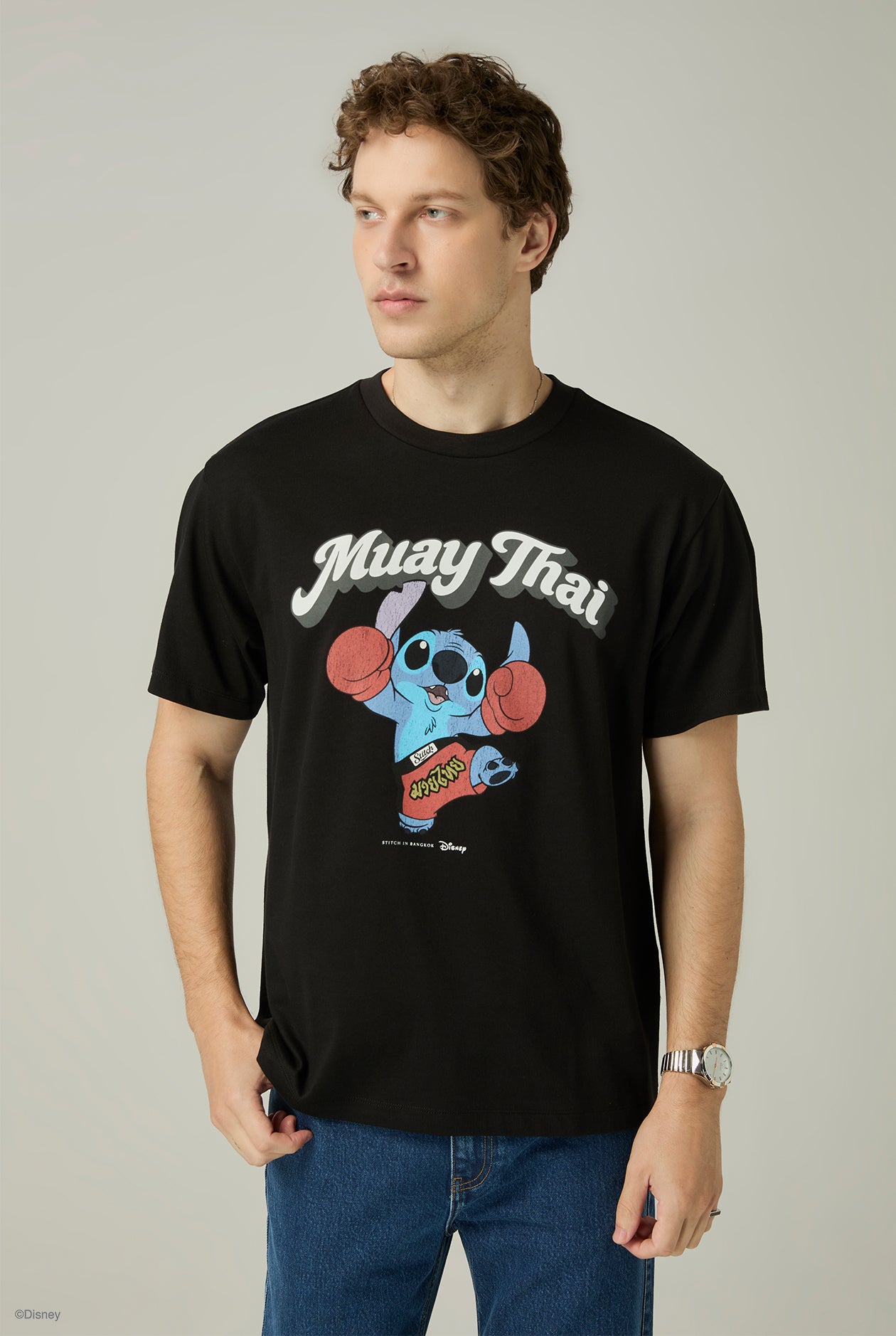STITCH MUAY THAI RELAXED FIT TEE - CC Double O Official Store