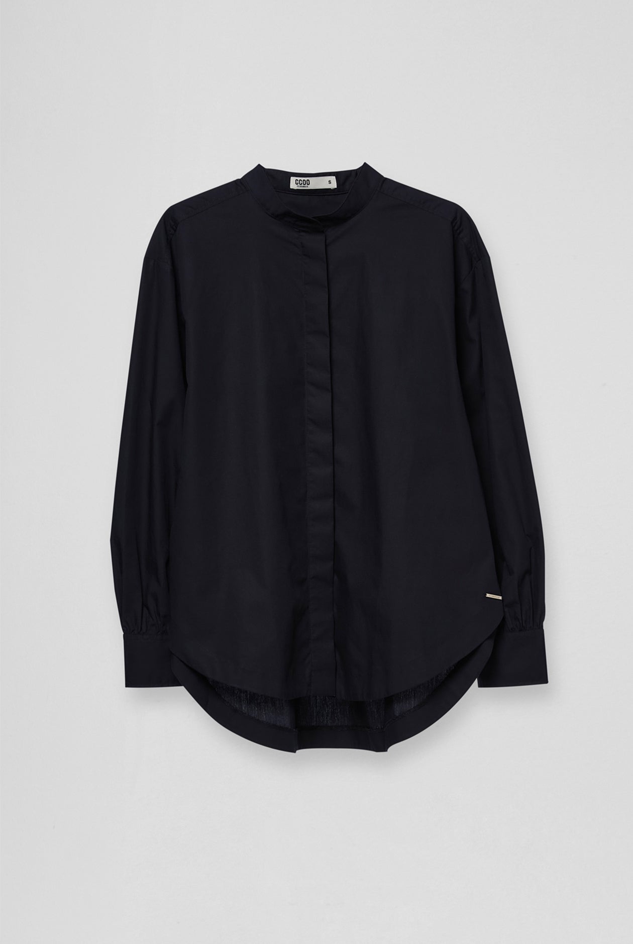 OVERSIZED MANDARIN COLLAR BLOUSE - CC Double O Official Store