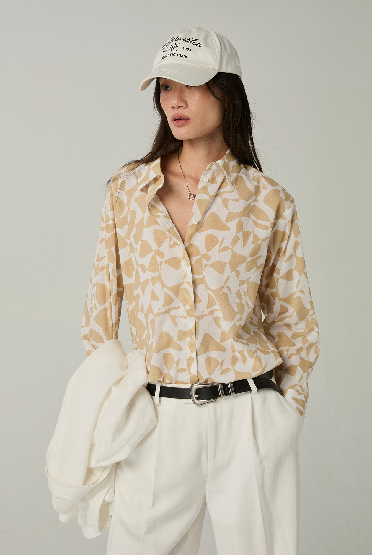 PRINTED OVERSIZED SHIRT