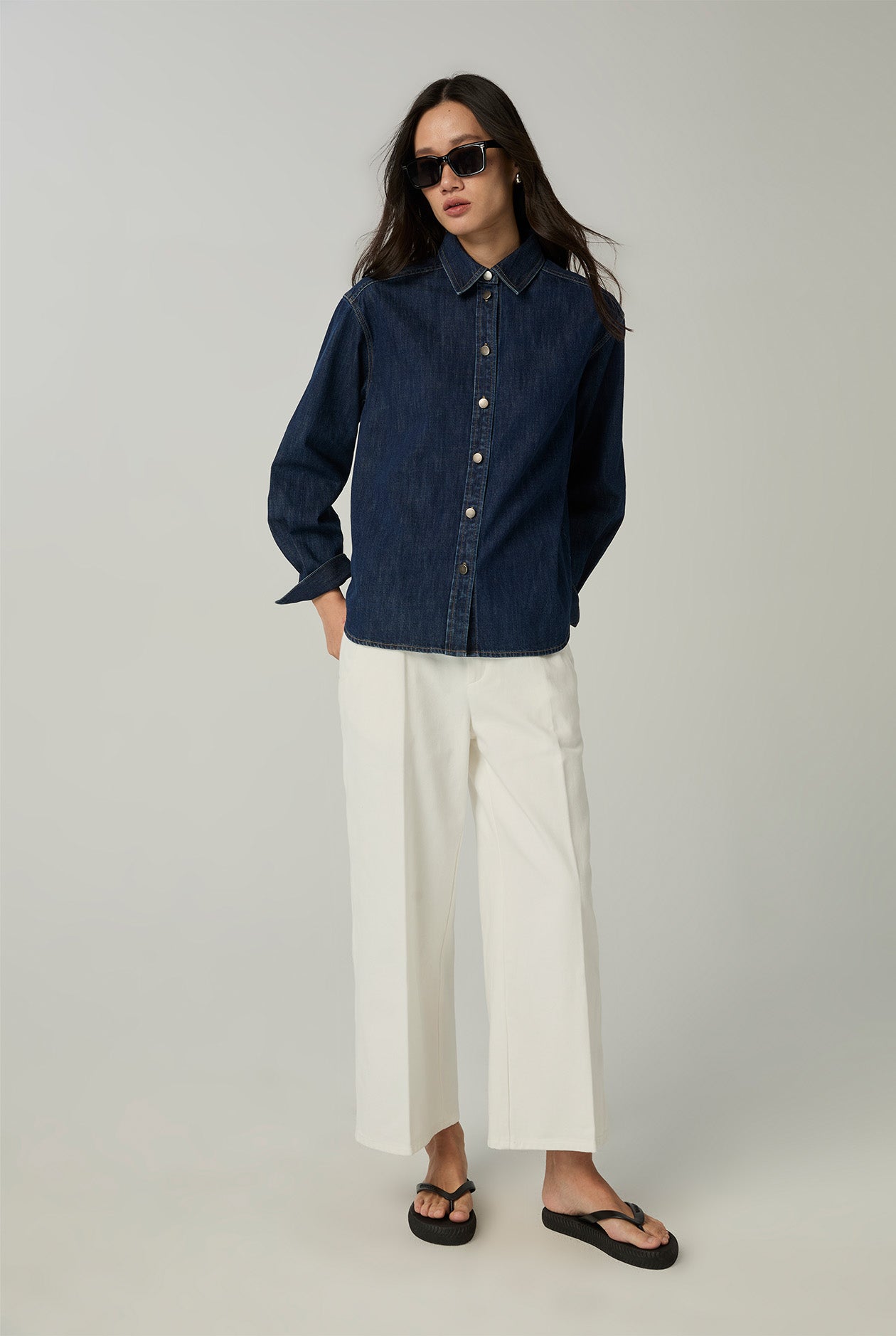 SCALLOP COTTON CULOTTES