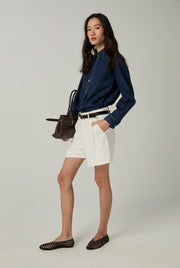 DENIM BUTTON-UP SHIRT