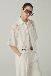 SEA ANIMALS CROP SHIRT