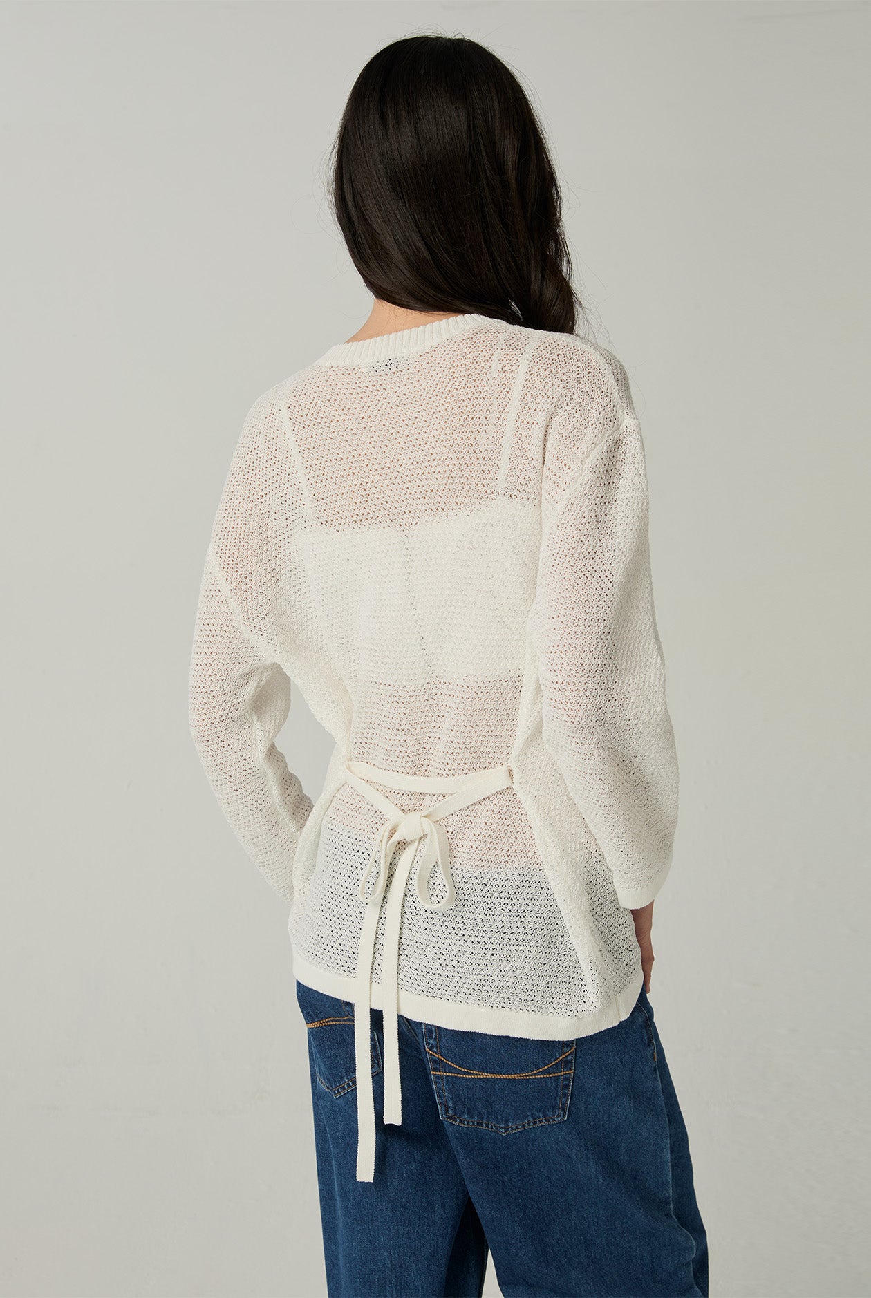 CROCHET MESH CARDIGAN - CC Double O Official Store