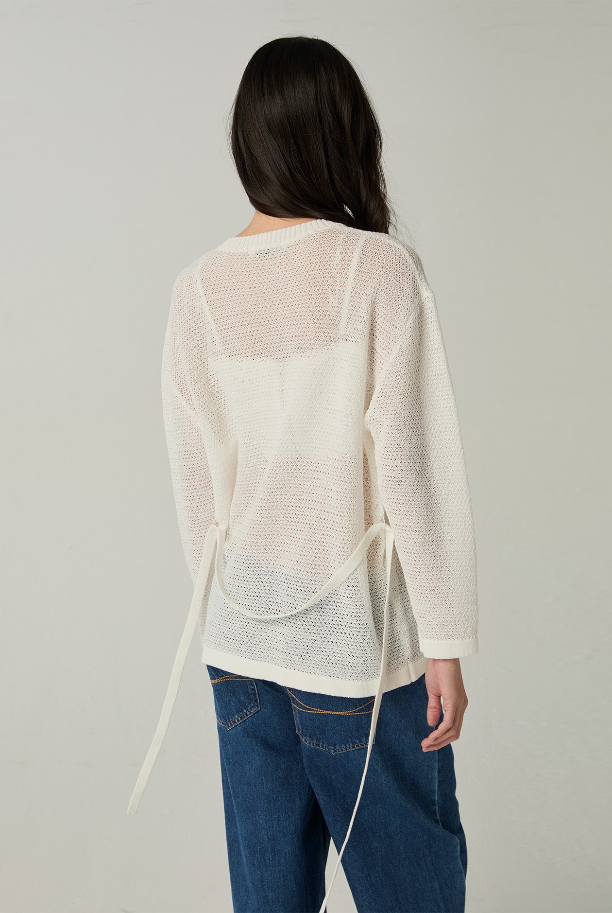 CROCHET MESH CARDIGAN - CC Double O Official Store