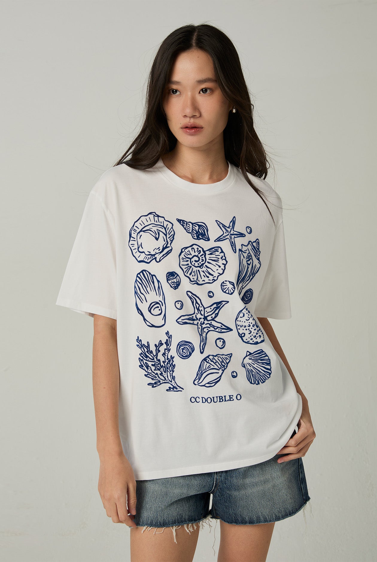 SEA MARKET OVERSIZED TEE