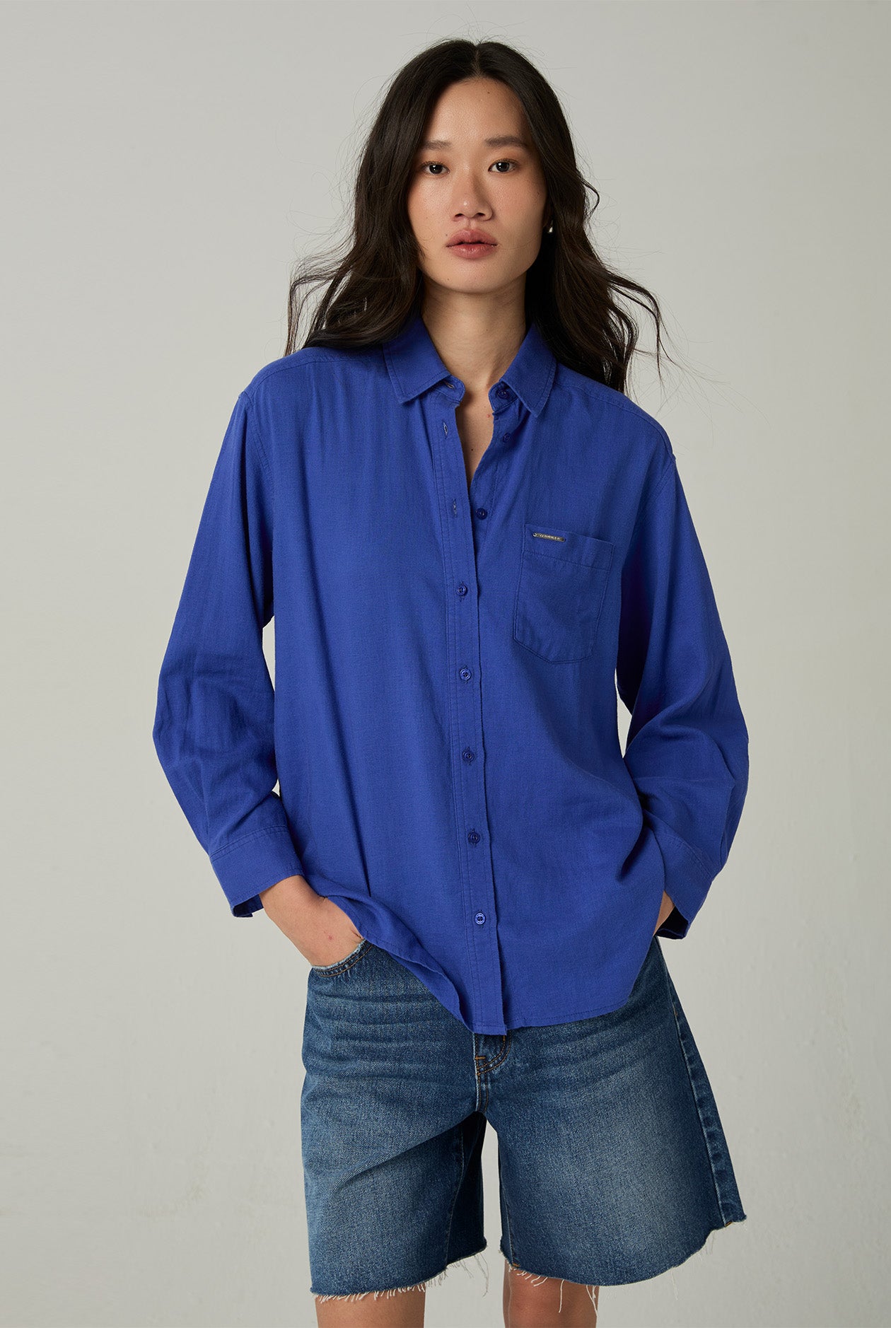 LONG SLEEVE OVERSIZED SHIRT