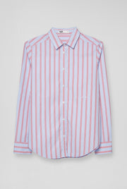 REGULAR-FIT MULTI-STRUPED SHIRT Blue / XL