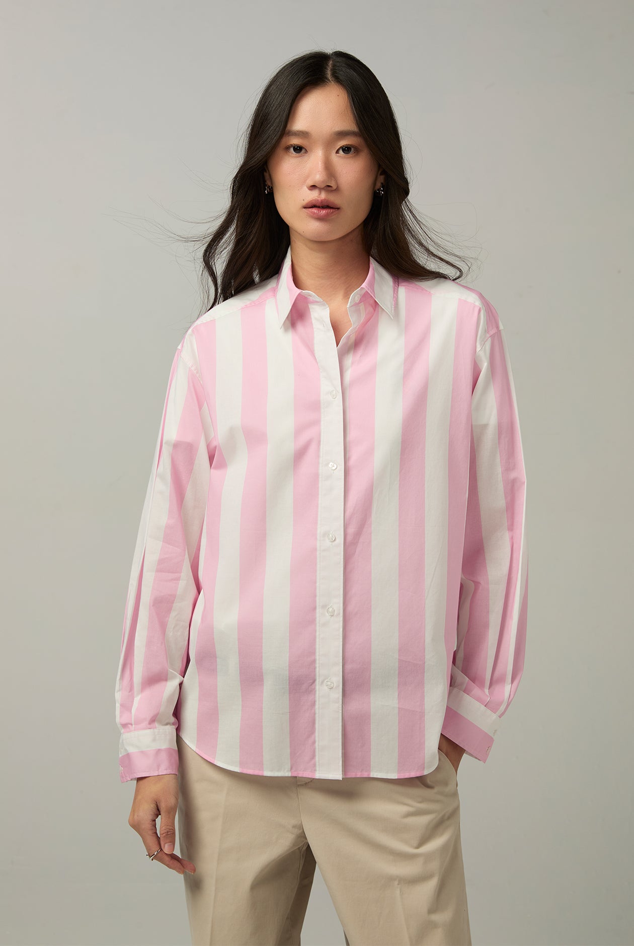 BOLD STRIPED PRINTED SHIRT