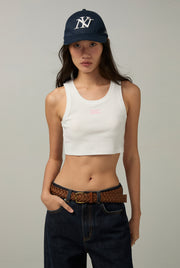 RIBBED SUPER CROPPED TANK