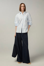 NAVY STRAIGHT-LEG PANTS Navy / 30