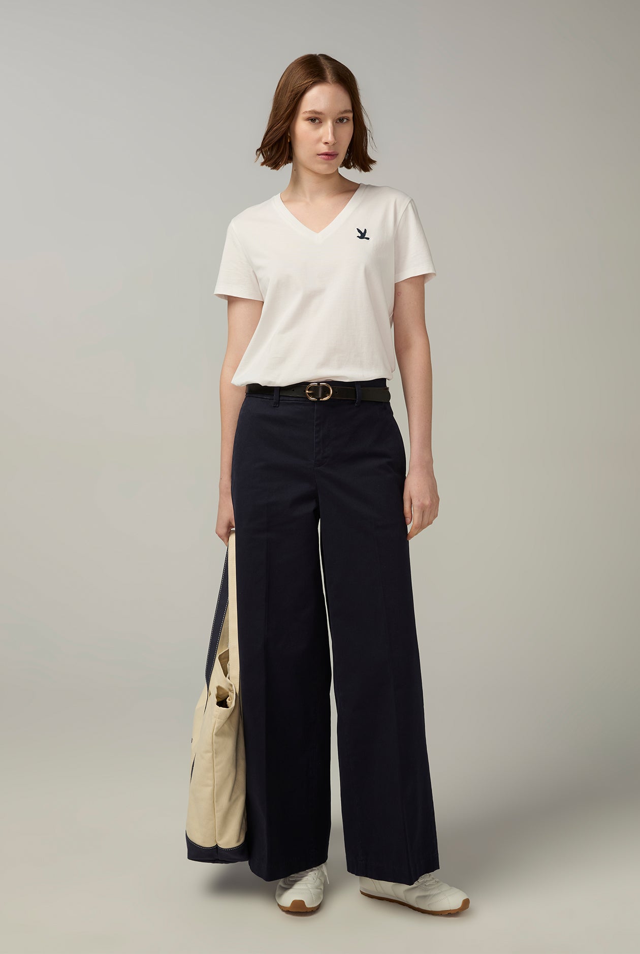 WIDE CHINO PANTS