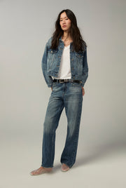 LIGHT BLUE WASH STRAIGHT LEG JEANS Blue / 30