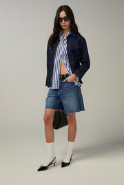 LIGHT BLUE WASH DENIM SHORTS Blue / 30