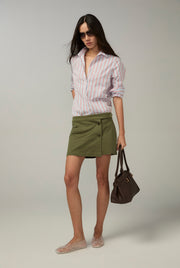 TWO BUTTON MINI SKORT Green / 6