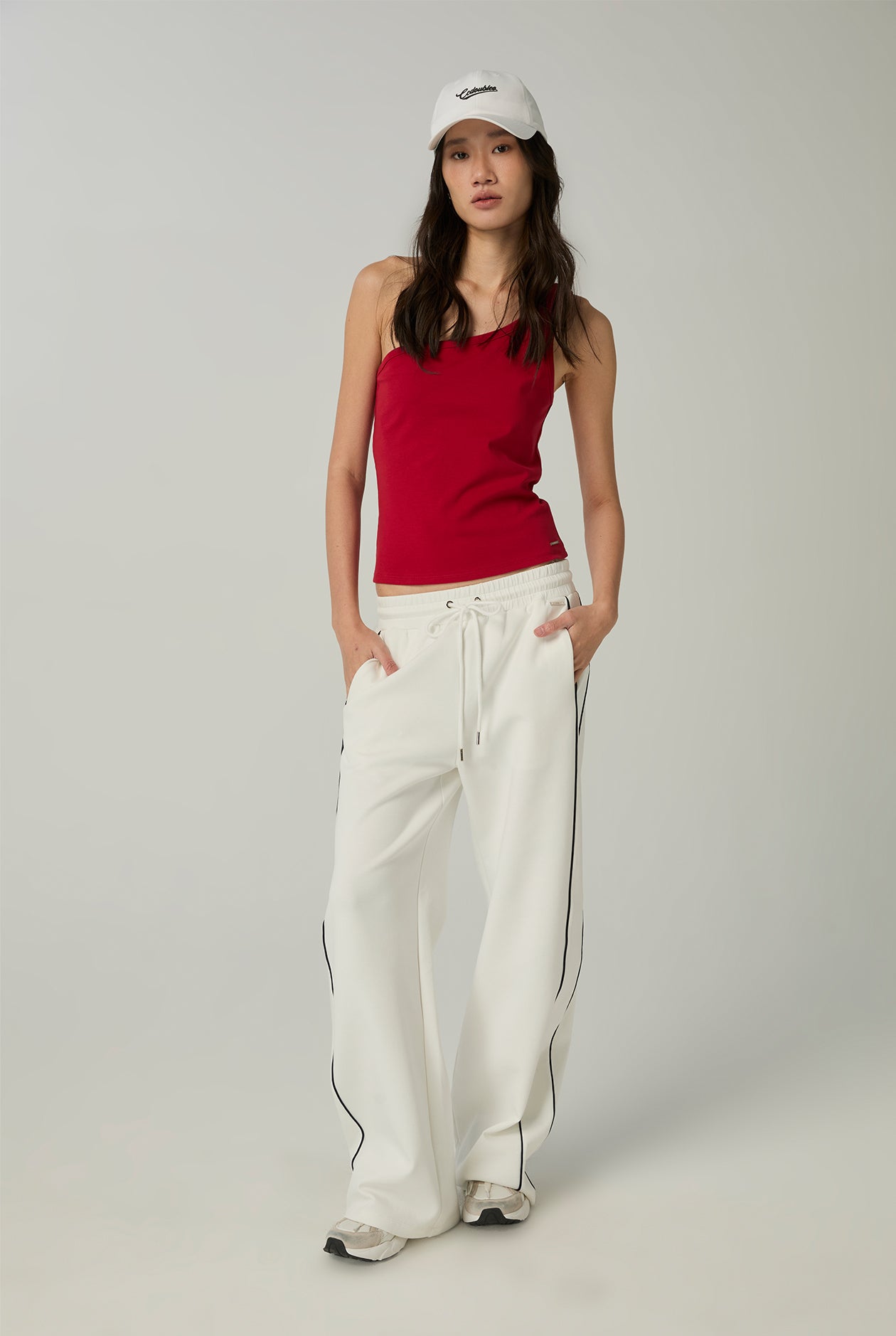 ONE-SHOULDER TANK TOP - CC Double O Official Store